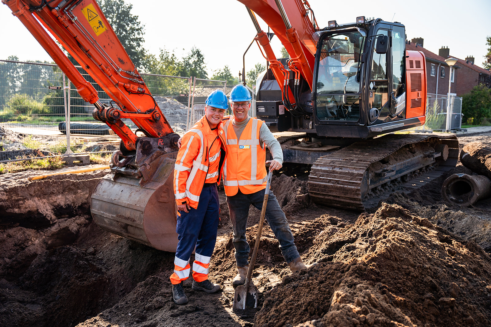 Vader en zoon bij Nexus Infra